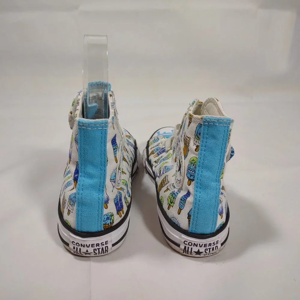 Converse All Star Frozen Treats CTA Ice Cream High Tops Girl's Size 13 Canvas